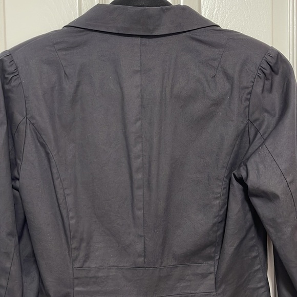 [𝅺rw&co] Black Cotton Blazer - Picture 9 of 14